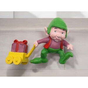 Vintage Santa and Friends Schleich W Berrie Figure 1980 Portugal Elf with Gift